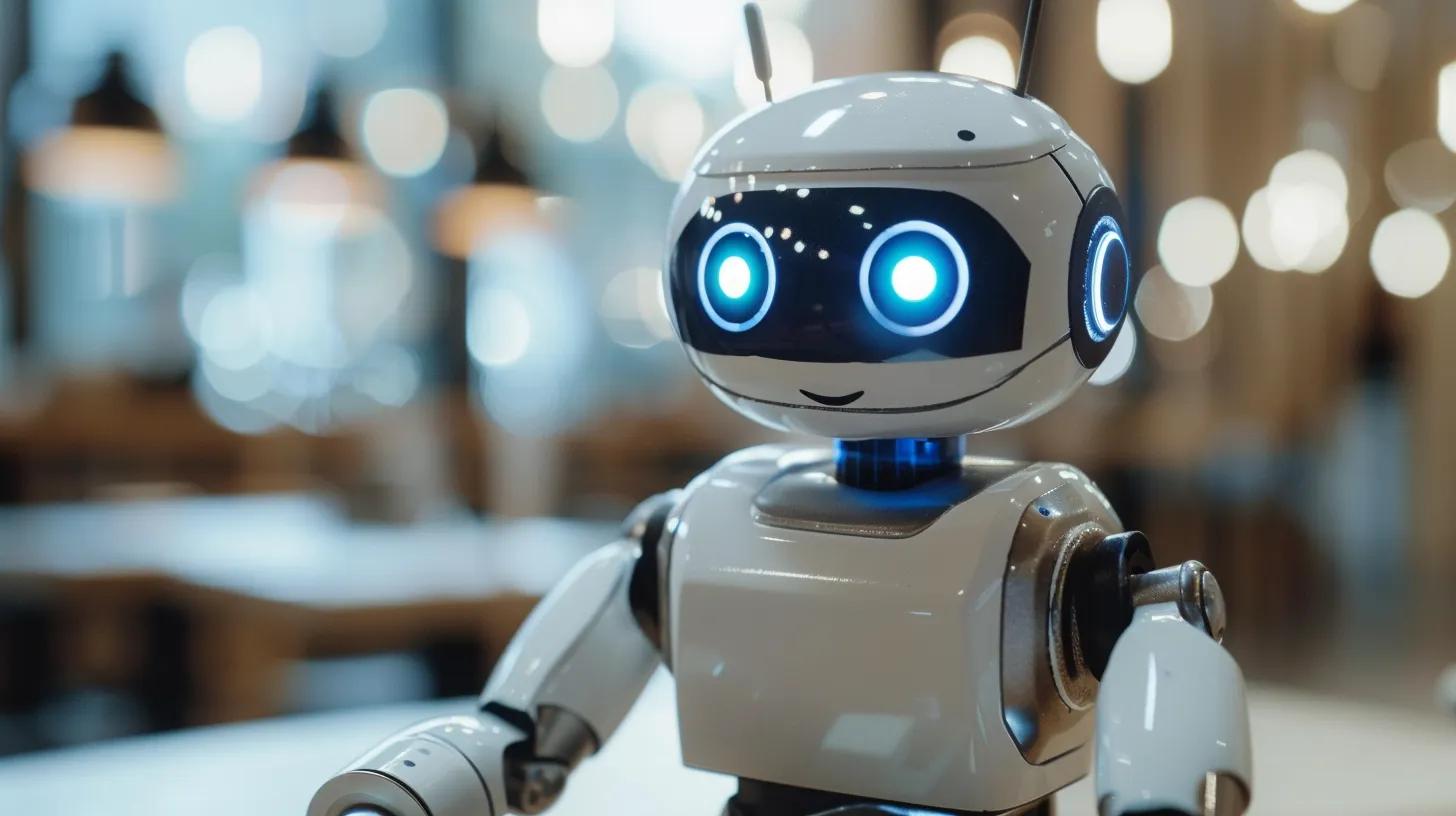 Show an ai chatbot on an iPhone asking how it can help