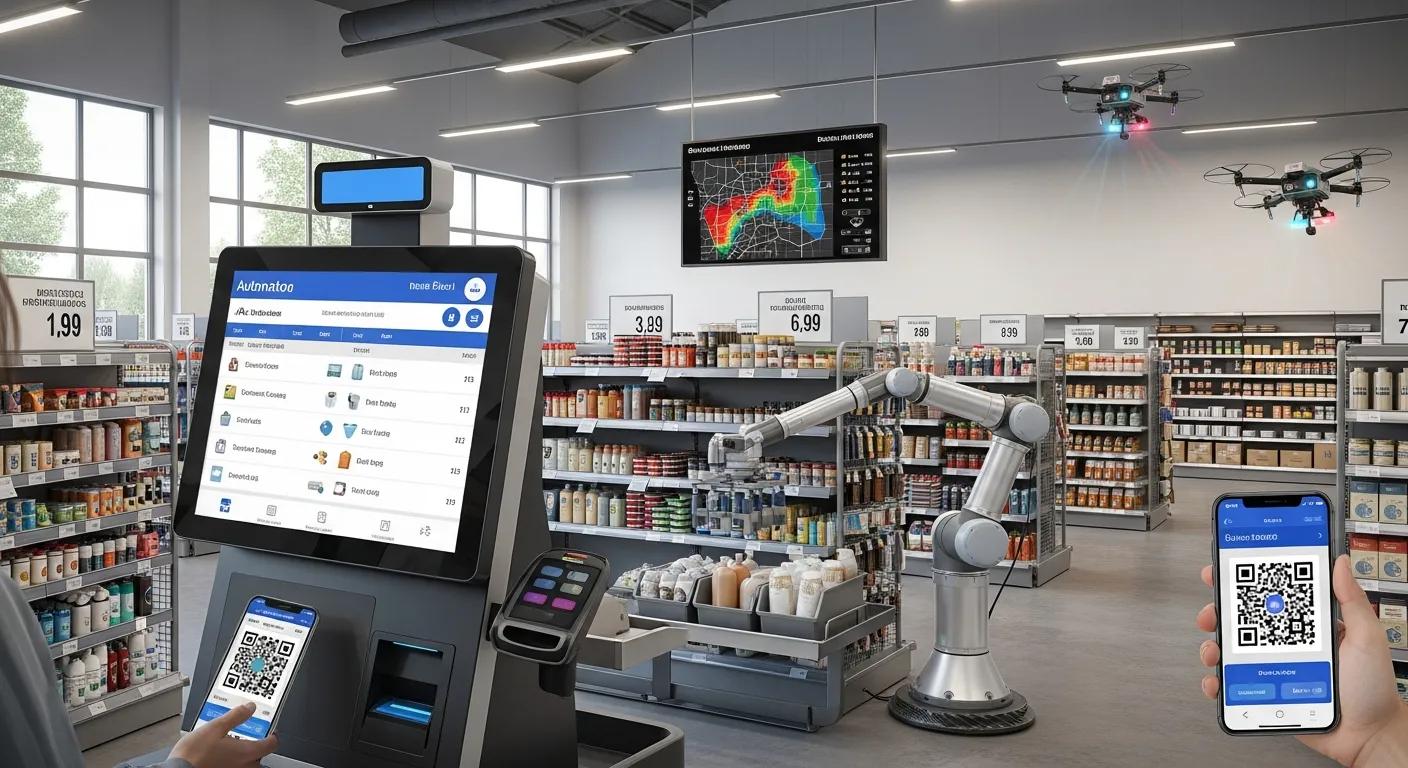 Real world examples of Retail automation - include phone, inventory
