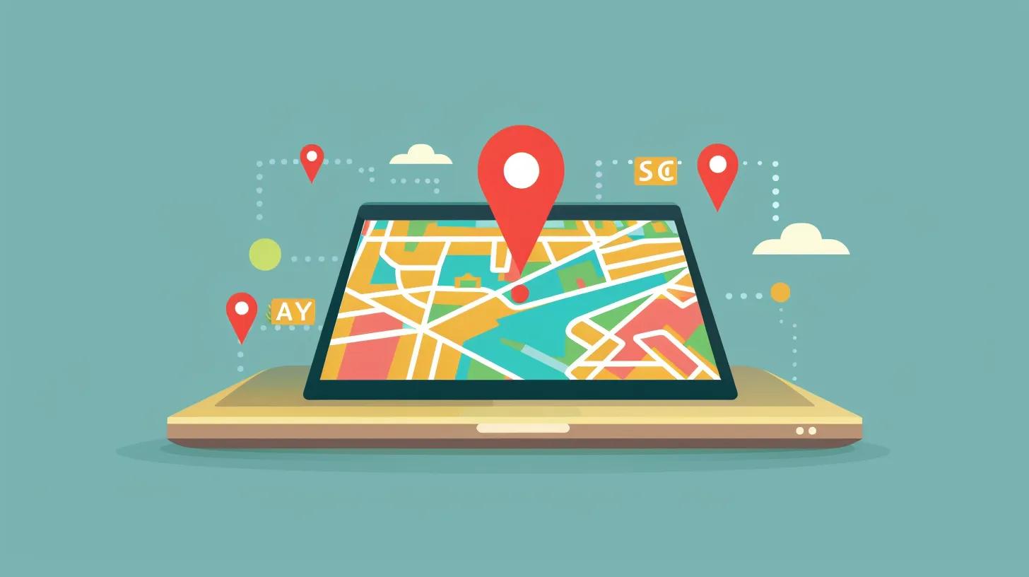 SEO heat map for a local business