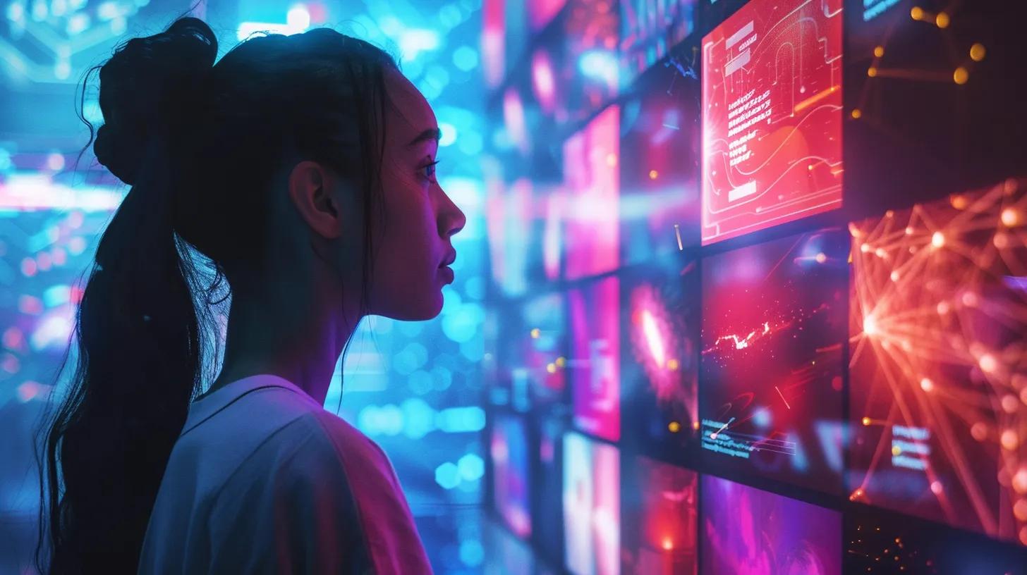 An AI-generated social ad