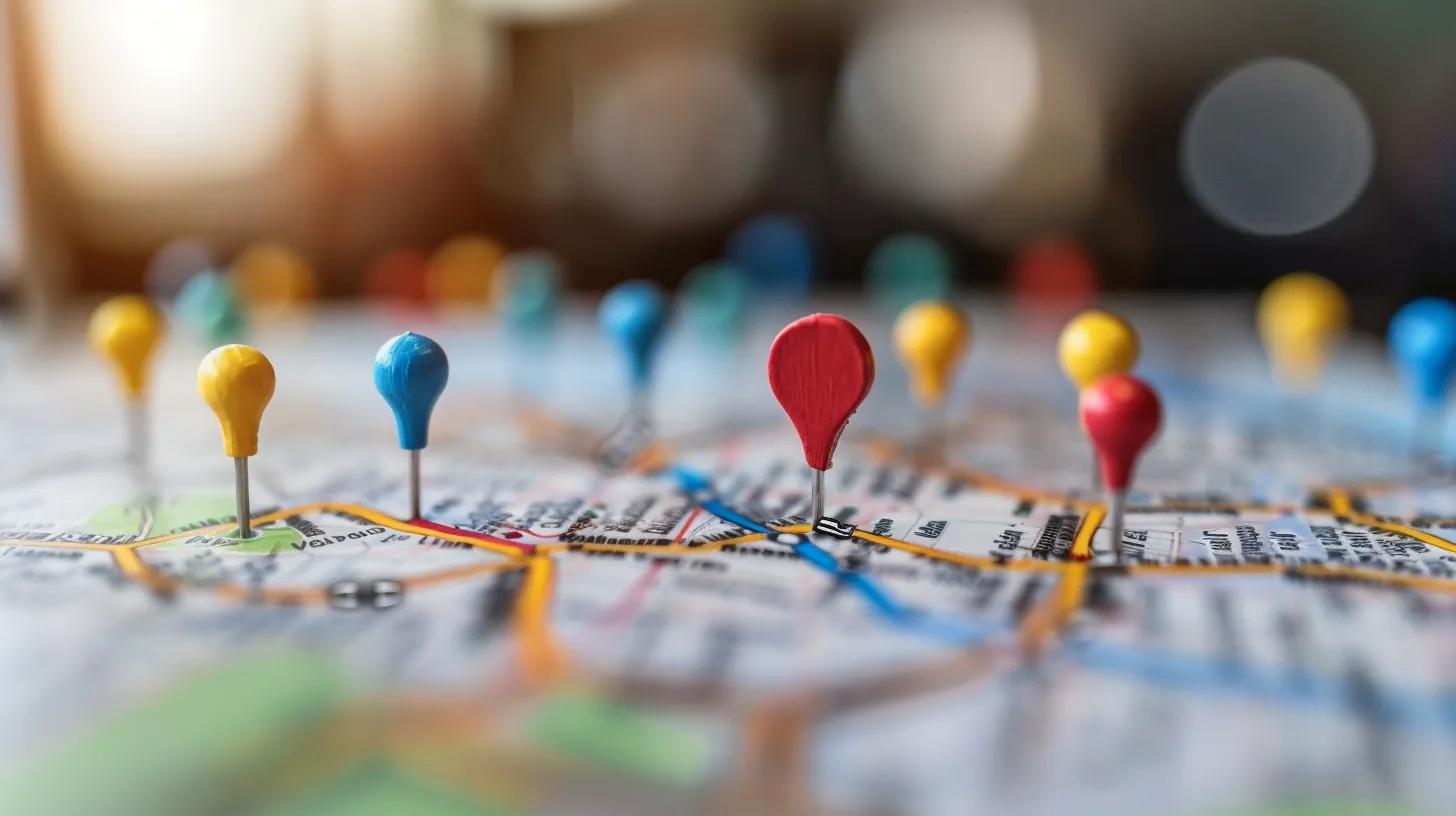 Chart: your business compared to local competitors